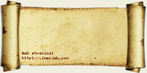 Anđelija Peranović vizit kartica